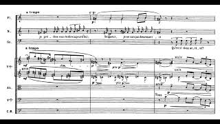 Debussy  Pelléas et Mélisande full score  Act 2 25 [upl. by Zanahs19]