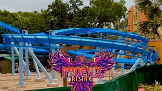 Busch Gardens Tampa Phoenix RisingJungala Construction Update 51324 [upl. by Atirat]