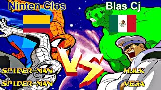 Marvel Super Heroes Vs Street Fighter  Ninten Clos vs Blas Cj [upl. by Auhoj560]