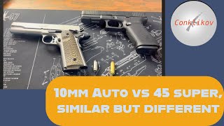 10 mm vs 45 super similar but different [upl. by Lukin]