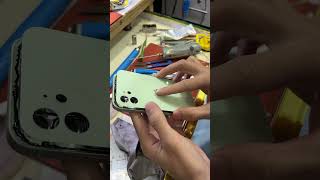 iphone 12 back replacement and waterproof ✌️👍iphone smartphone iphonerepairing iphone14pro [upl. by Yengac]