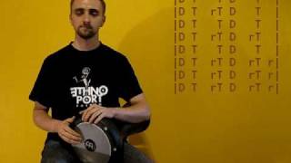 Darbuka Lesson 3  lefthand roll B [upl. by Sylram]