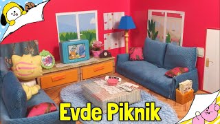 Minişler Evde Piknik🏝  Minişler Cupcake Tv [upl. by Liauqram296]