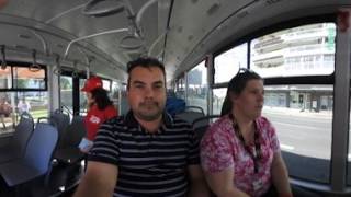 Catching a bus in Nouméa 360 amp 4k Cruse Ship [upl. by Notfa]