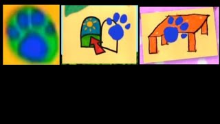 blues clues how to draw 3 clues from signs [upl. by Chung]