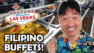 3 MustTry FILIPINO BUFFETS ALL YOU CAN EAT around Las Vegas [upl. by Ymirej]