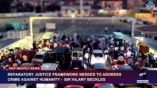 REPARATORY JUSTICE FRAMEWORK NEEDED TO ADDRESS CRIME AGAINST HUMANITY  SIR HILARY BECKLES [upl. by Persson]