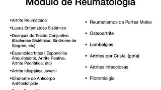 Propedeutica Reumatológica Parte 1 [upl. by Nnaer836]