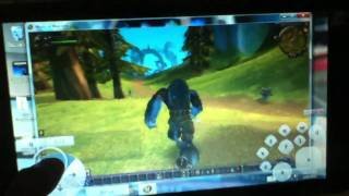 MultiTouch Windows 7 Tablet  How to Play World of Warcraft with Touch Controls [upl. by Ynittirb]