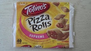 Totinos Supreme Pizza Roll Review [upl. by Mansoor396]