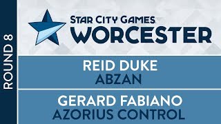 SCGWOR Round 8  Reid Duke vs Gerard Fabiano Modern [upl. by Boiney]