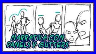 Avanzado  Narrativa con Panels y Gutters en Comics [upl. by Anivahs]