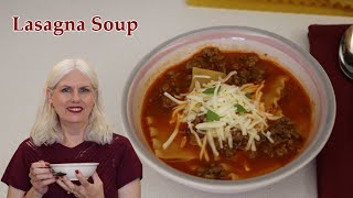 Lasagna Soup  Easy One Pot Lasagna Soup [upl. by Qifahs]