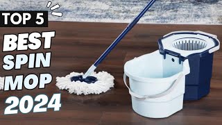 Top 5  Best Spin Mop And Bucket System in 2024  Spin Mop System 2024 Top 5 Picks [upl. by Locklin283]