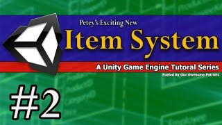 Unity 5 RPG Series – 002 Item System [upl. by Lot109]