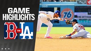 Red Sox vs Dodgers Game Highlights 72124  MLB Highlights [upl. by Garnette]