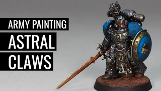 How to Paint ASTRAL CLAWS  Space Marines  Warhammer 40k [upl. by Camfort846]