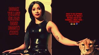 Cardi B  Bodak Yellow CLEAN BASS BOOST TBT [upl. by Howlyn203]