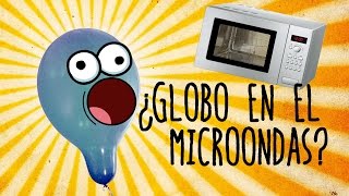 Cómo inflar un globo con un microondas [upl. by Nyltac]