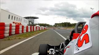 David Wassermann Training Wackersdorf Kart MadCroc  IAME X30  Onboard [upl. by Standush]