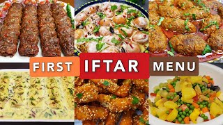 Iftar Recipes Try Something Easy For First Iftar❗️Ramadan Iftar Menu by Aqsas Cuisine ChaatKabab [upl. by Kerrison]