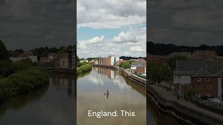 River Trent at Gainsborough river trent drone gainsborough tidal explore adventure peaking [upl. by Tunk]