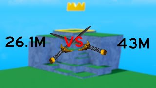 261M vs 43M Sword Fight And Steal Time [upl. by Aerdno]