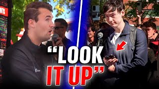 Lib Student Embarrassed After Trying to Fact Check Charlie Kirk [upl. by Mauldon]