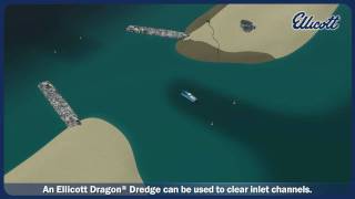 Dredging Inlets and Harbors with an Ellicott Dragon® Dredger [upl. by Fleming747]