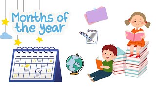 Month of year 12 months in a year Kid Zone A to Z [upl. by Yaral467]