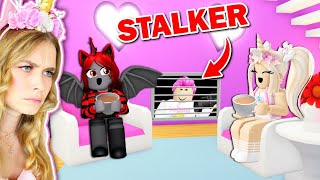 We CAUGHT Our STALKER Living UNDER My House In Adopt Me Roblox [upl. by Notniuqal]