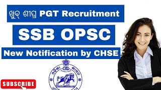 Upcoming PGT Recruitment 2025SSBOPSCEDU SURE [upl. by Montgomery]