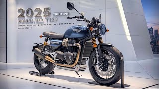 First Look 2025 Triumph Bonneville T120 Revealed [upl. by Nesnaj]