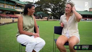 Ellyse Perry interview with Mel Jones [upl. by Merlin]