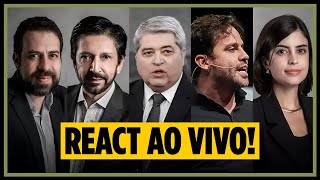 DEBATE PREFEITURA DE SP FOLHAUOL COM IMAGEM  REACT  Arthur do Val e Renato Battista [upl. by Towny]