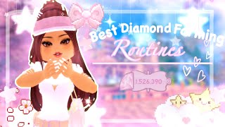 Best diamond farming routines 🌷  Royal High [upl. by Odilia]