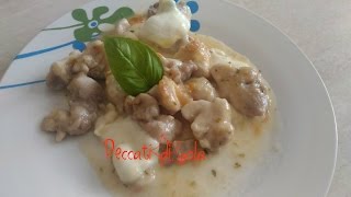 Bocconcini di pollo alla pizzaiola [upl. by Ayotyal84]