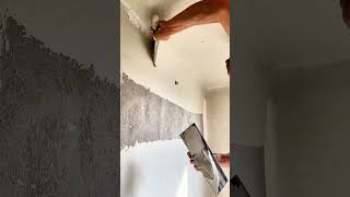 Painter Applying putty  Puttying for renovation putty 241011 [upl. by Swanhildas]