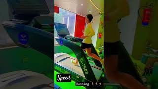 Power of treadmill speed running shorts youtubeshorts video videoviral youtube short video nig [upl. by Ahsinal]