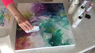 Layered Acrylic Painting  PART2 [upl. by Daye]