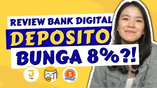 DAPAT BUNGA 8 DARI DEPOSITO  REVIEW BANK DIGITAL  SEABANK NEO COMMERCE BANK JAGO [upl. by Adyam790]