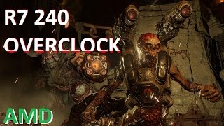 AMD R7 240 1160 MHZ GPU DOOM Vulkan API HİGH GAMEPLAY [upl. by Bentley]