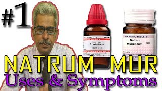 Natrum Mur in Hindi Part 1  Uses amp Symptoms in Homeopathy by Dr PS Tiwari [upl. by Ylrebnik]