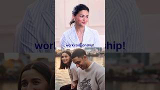 Alia bhatt shares work relationship with vedang❤😍aliabhatt vedangraina shorts viral [upl. by Lilith]