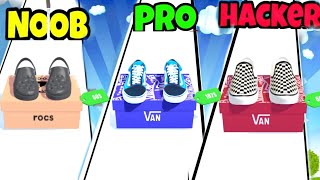 Noob vs Pro vs Hacker  shoes evolution game oggy and jack [upl. by Diarmuid]