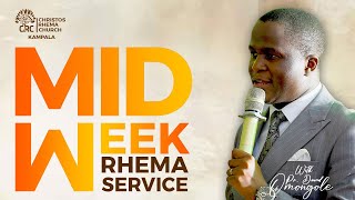 MIDWEEK RHEMA SERVICE with Pr David Omongole  Christos Rhema Church  25th September 2024 [upl. by Ahsinawt]