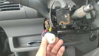 Mendonça  como remover o cilindro da chave de ignição do VW FOX Polo Golf gol [upl. by Rexfourd]