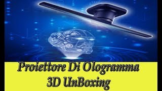 Proiettore di Ologramma 3D a led recensione proiettore olografico [upl. by Carilyn]