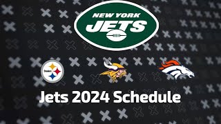 Jets 20242025 Schedule Release All Opponents for NEXT SEASON [upl. by Clementi]