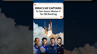 Gaganyaan Astronauts Selected for Axiom4 Mission india space gaganyaan technology upsc crew [upl. by Blasius649]